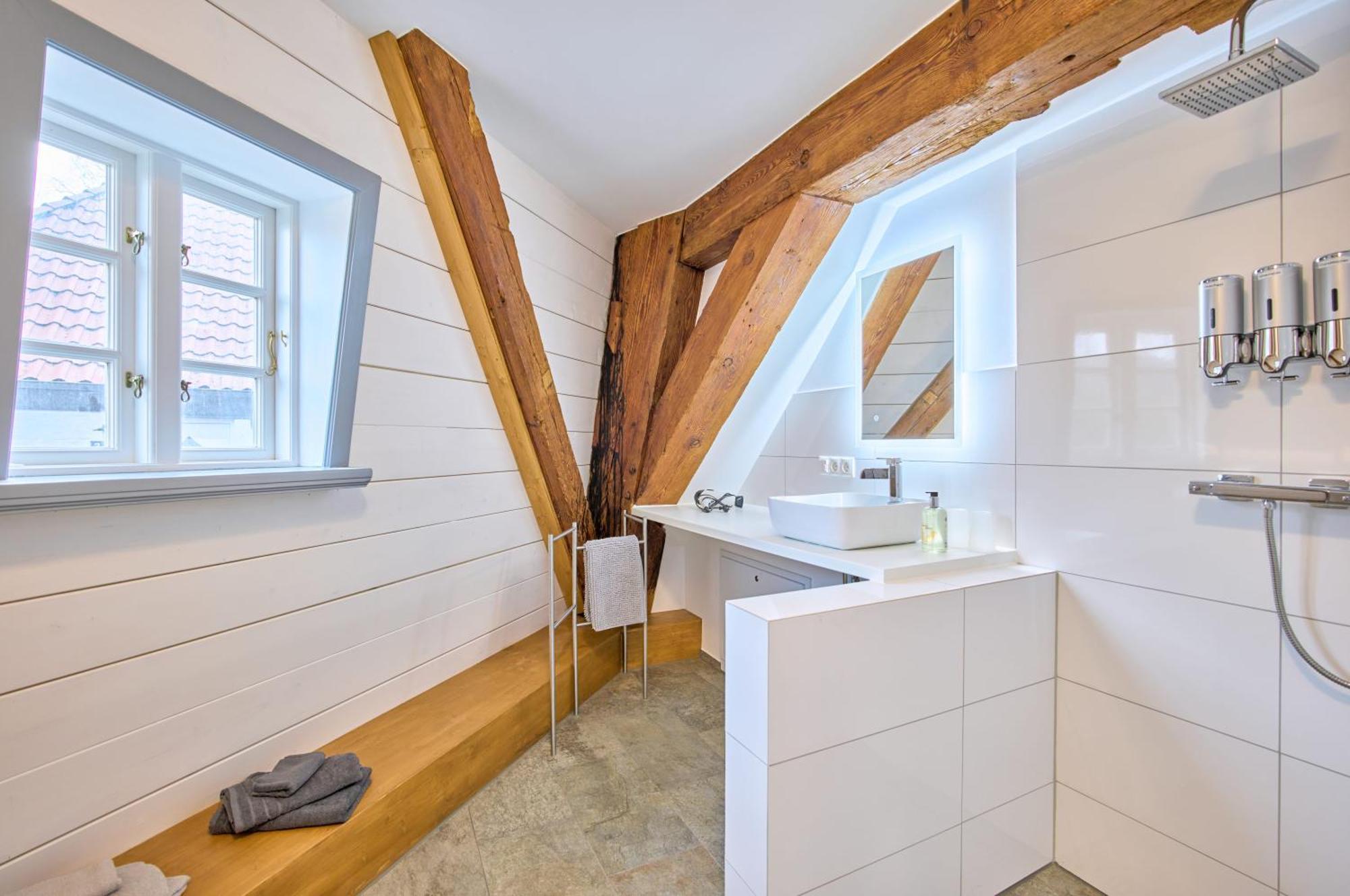 Moderne Ferienwohnungen In Einer Muehle Im Zentrum Flensburgs Esterno foto