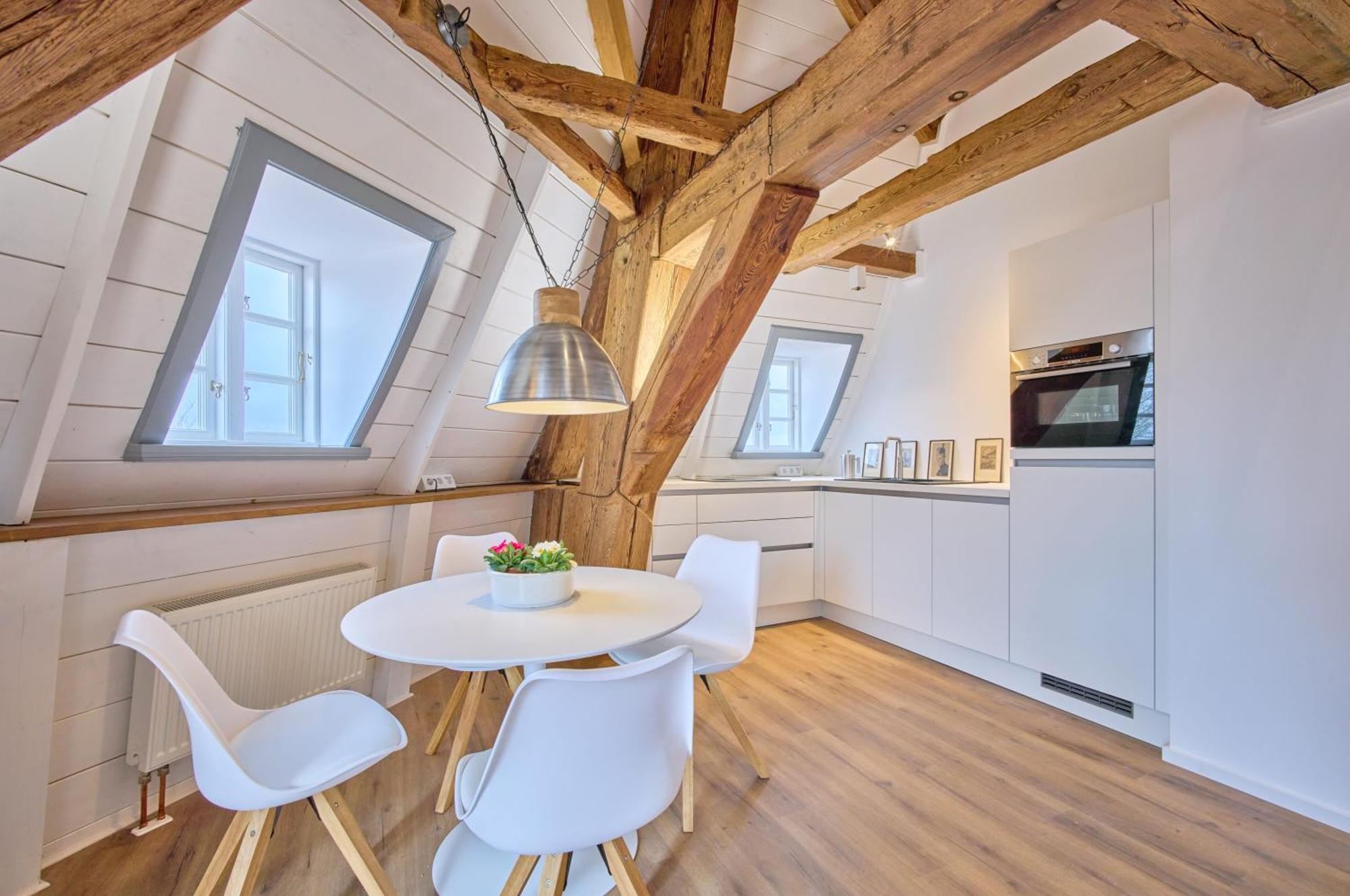 Moderne Ferienwohnungen In Einer Muehle Im Zentrum Flensburgs Esterno foto