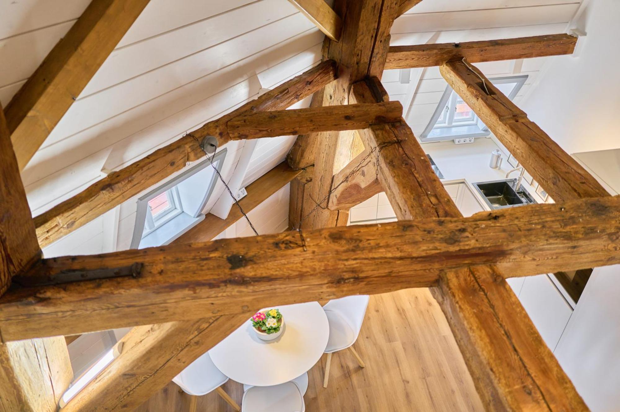 Moderne Ferienwohnungen In Einer Muehle Im Zentrum Flensburgs Esterno foto