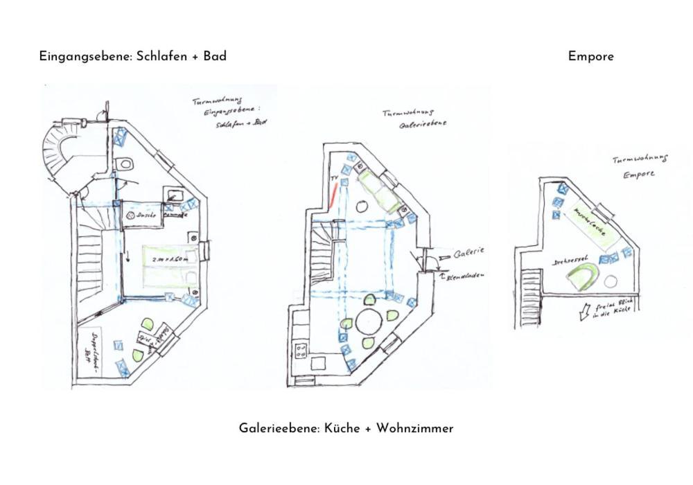 Moderne Ferienwohnungen In Einer Muehle Im Zentrum Flensburgs Esterno foto